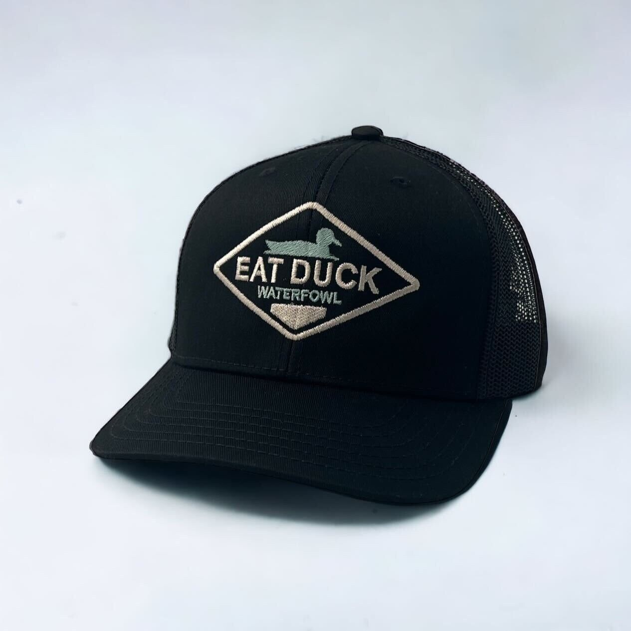 Nebraska Eat Duck Hat - Animal Baseball Headwear, Embroidered Design Durable Hat - Duck Bird Icon Hat Snapback Black Hat, Duckie Lover Gift